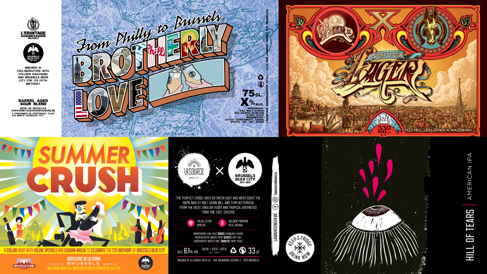 Announcing Brussels Beer City's 5th Birthday Collaboration Beers