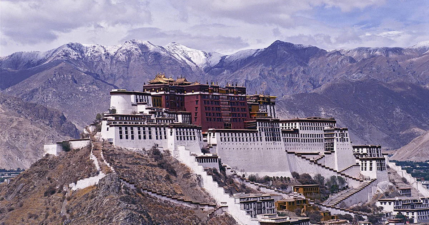 Potala Palace, Lhasa. Burial place of five Dalai Lamas.