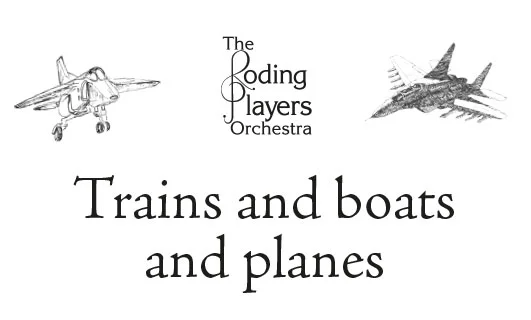 Trains and boats and planes