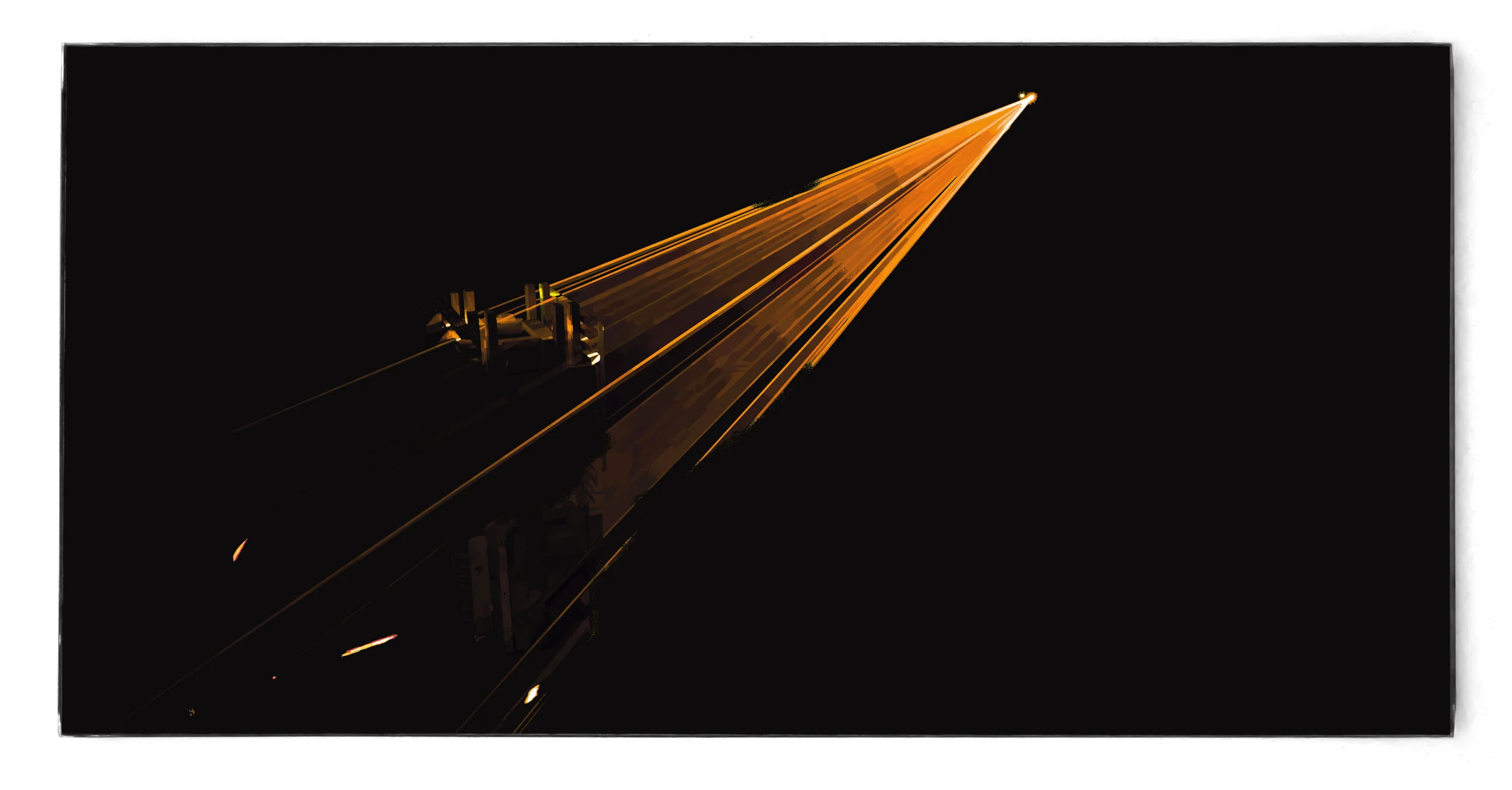 Lasing Drawing Laser Drawing 7 — Simon Van Parys