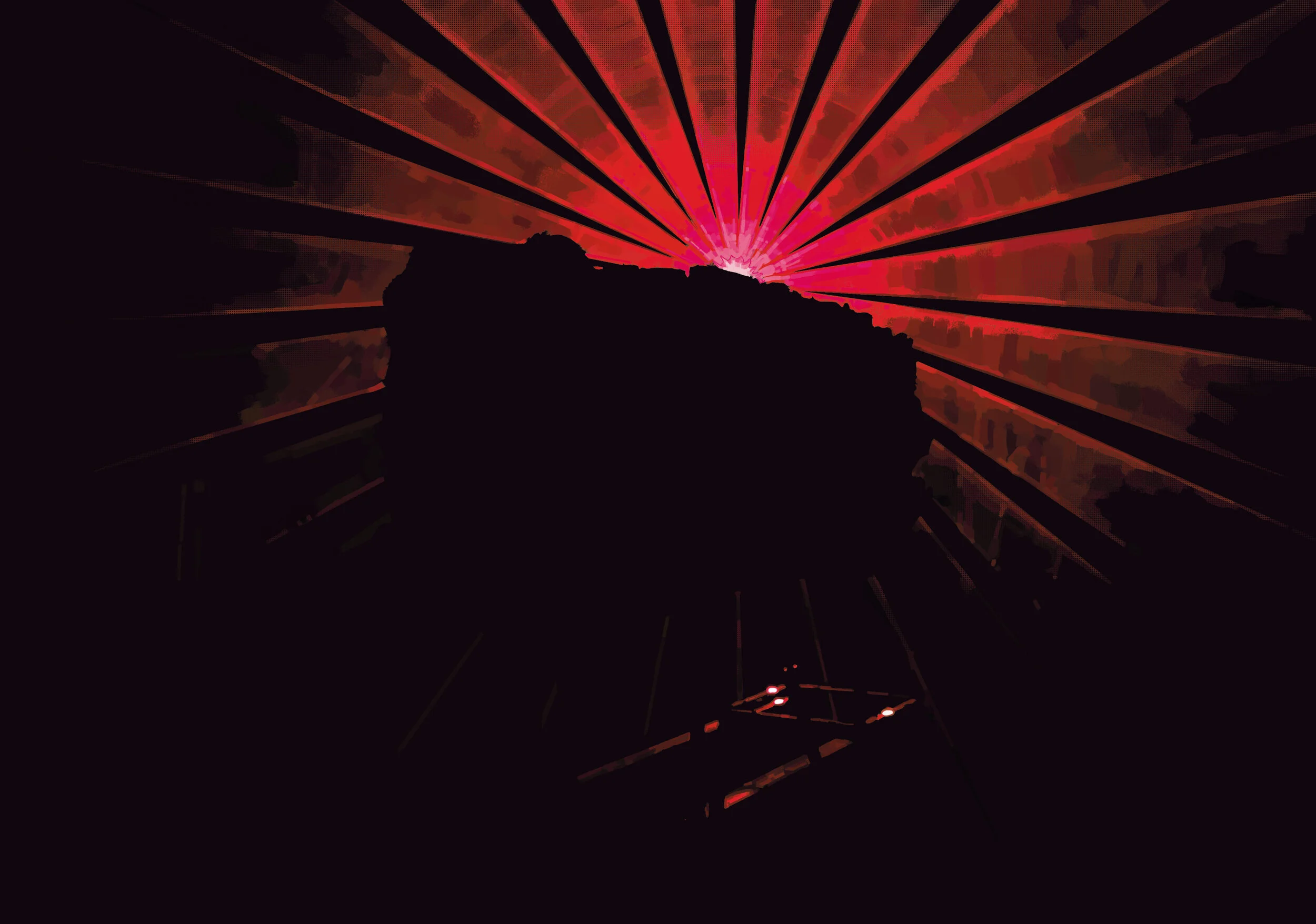 Laser Drawing 8 — Simon Van Parys