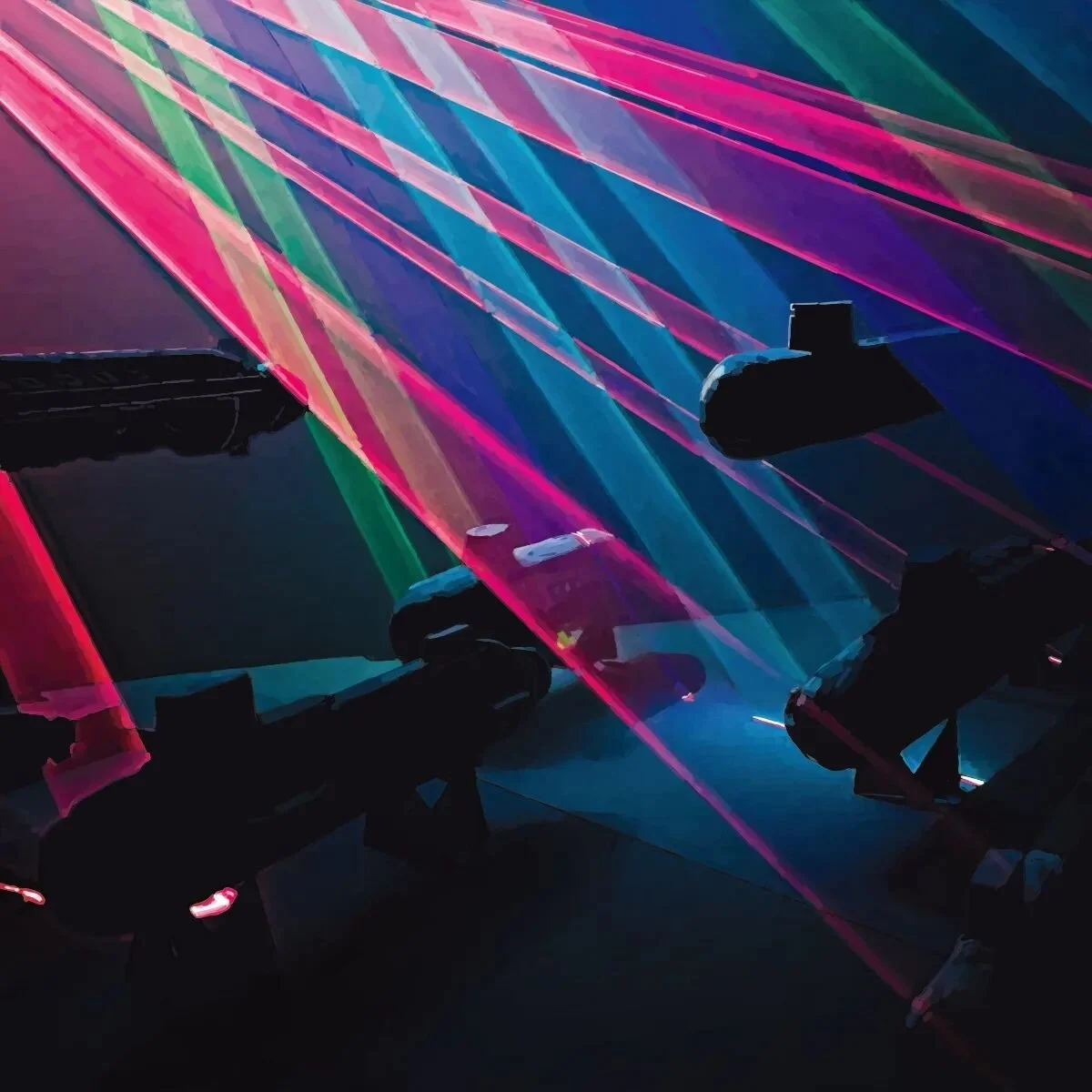 Nachtspektakel 9, 25x25cm, uv-print on aluminium, 1/1
.
.
.
#submarines #digitaldrawing #darkwaters  #art #contemporarydrawing #contemporaryart #submarinefleet #drawingart #searchlights #oceanicart