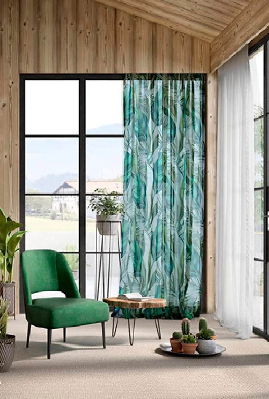 02. CASTLE, Wind, a collection of fabrics for curtains