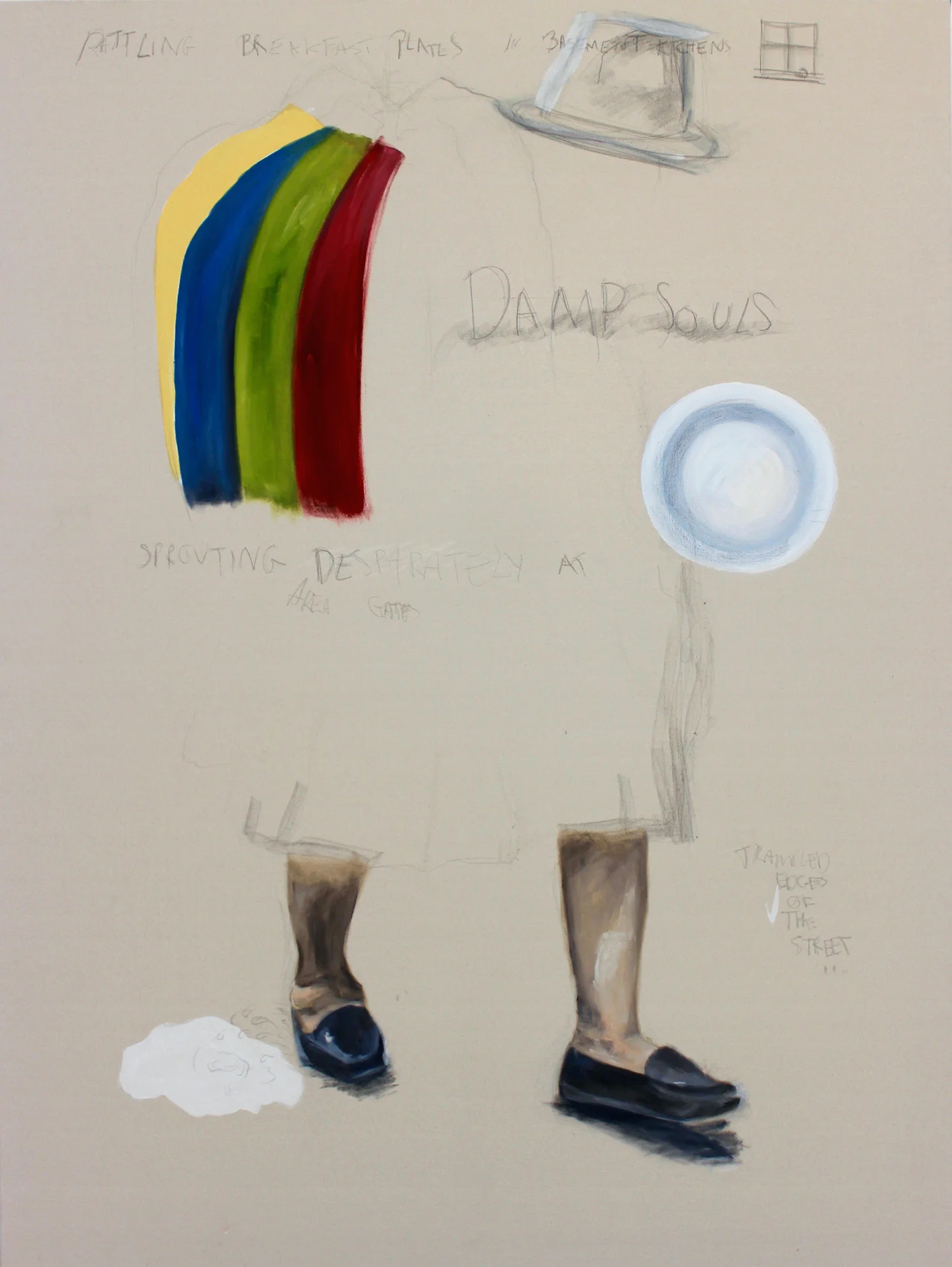 'Damp Souls' 120cm x 160cm Oil on Canvas
