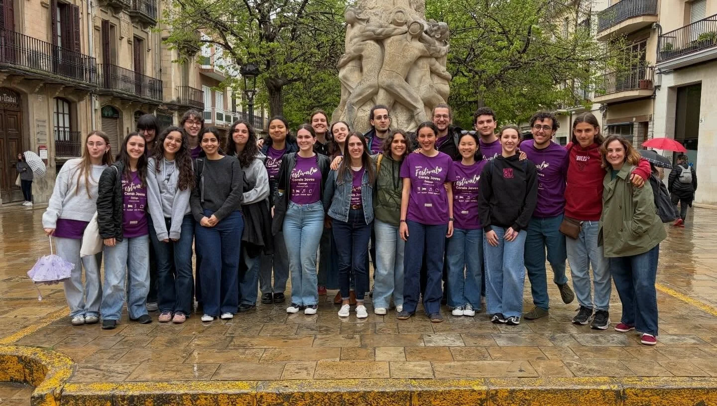 Un cap de setmana ple de melismes i trum lara las a Vilafranca del Pened&egrave;s de la m&agrave; de @coralsjovescat 🎵