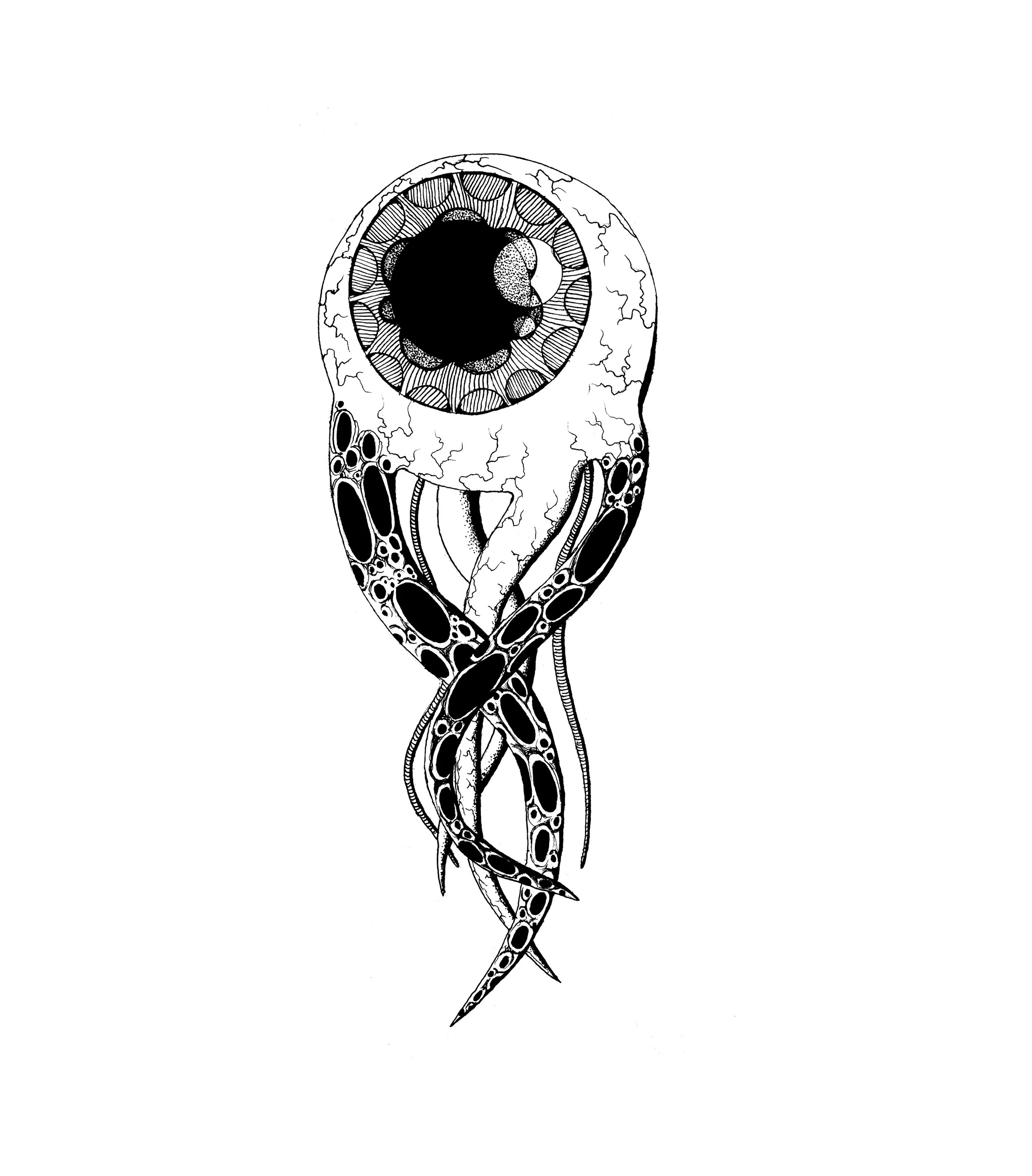 untitled - ink on board. 1997