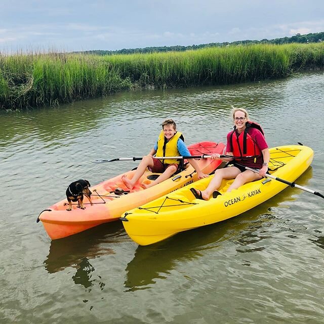 Nothing like a fun day on the water with family. Hobie is doing his thing. #kayakrentals #suprentals #luvbft #beaufortsc #highergroundbftsc
