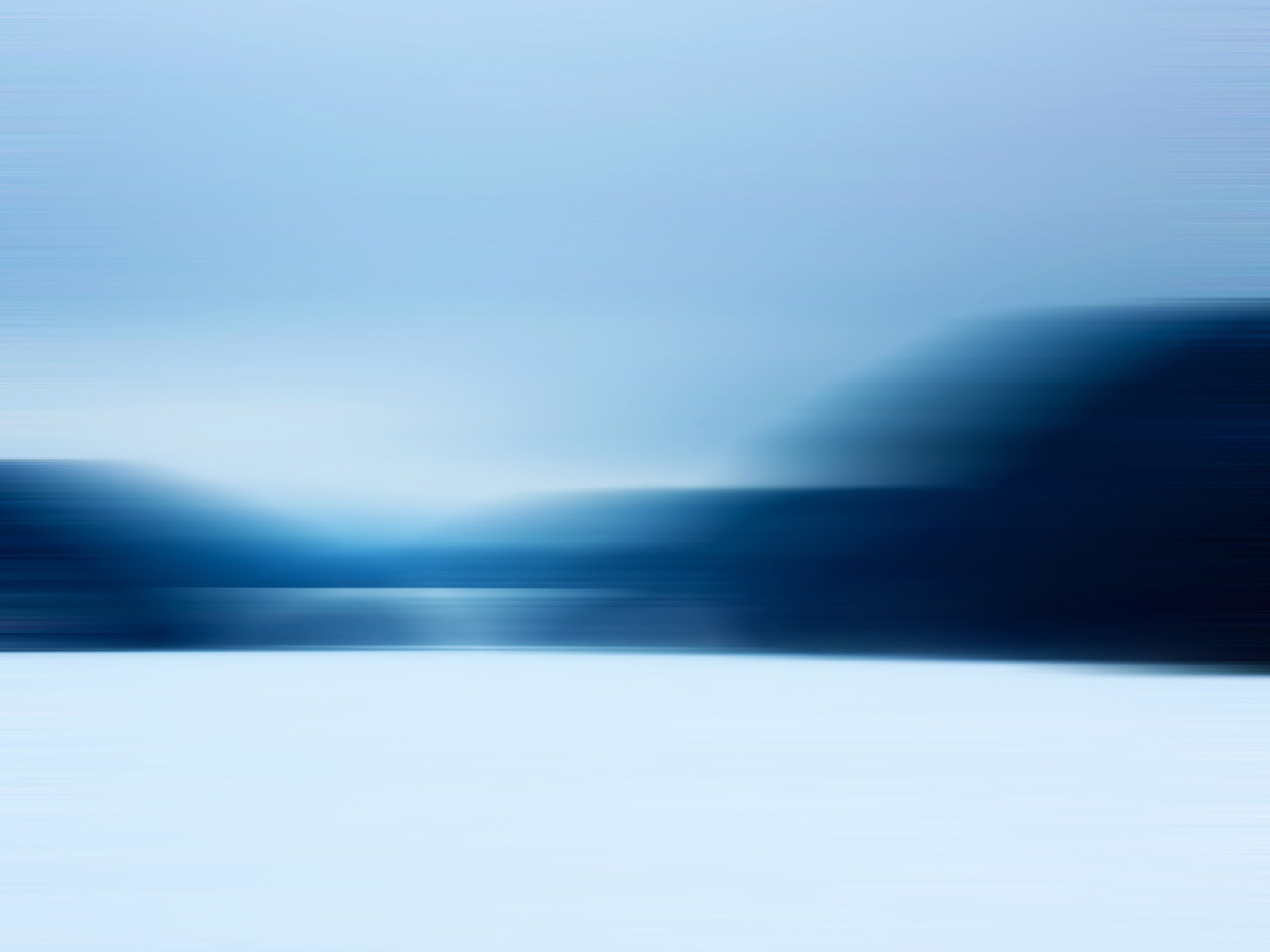   Snow on Reservoir  2015 Digital Image 
