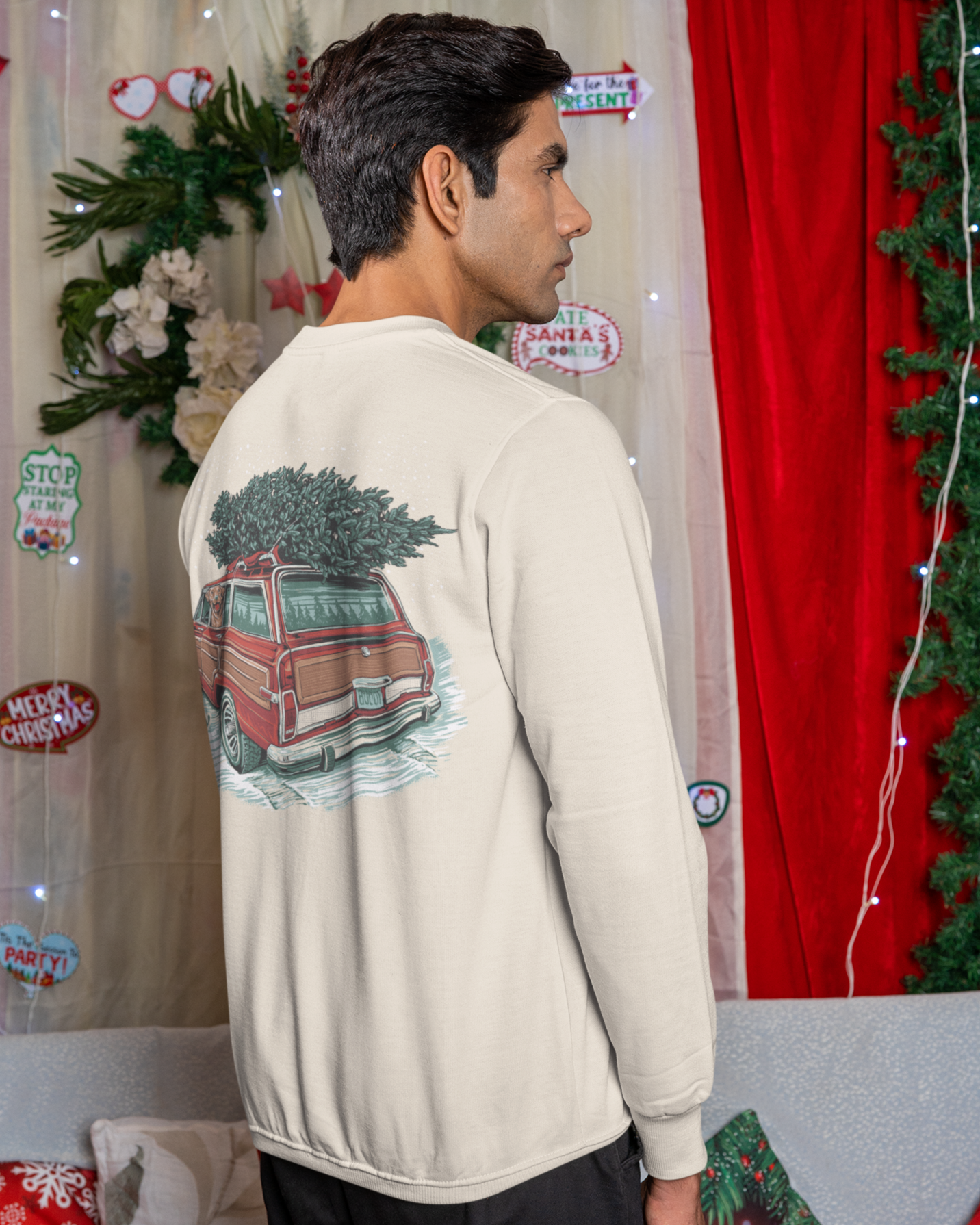 Tree Time Fleece Crewneck Sweatshirt