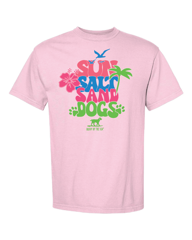 Sun Salt Sand & Dogs Youth Tee