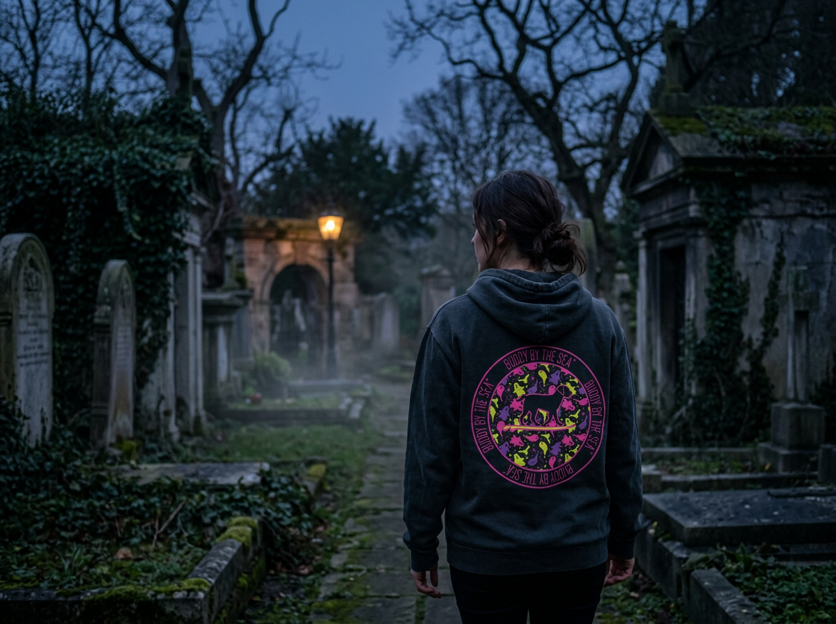 Neon Spirits Halloween Full Zip Hoodie
