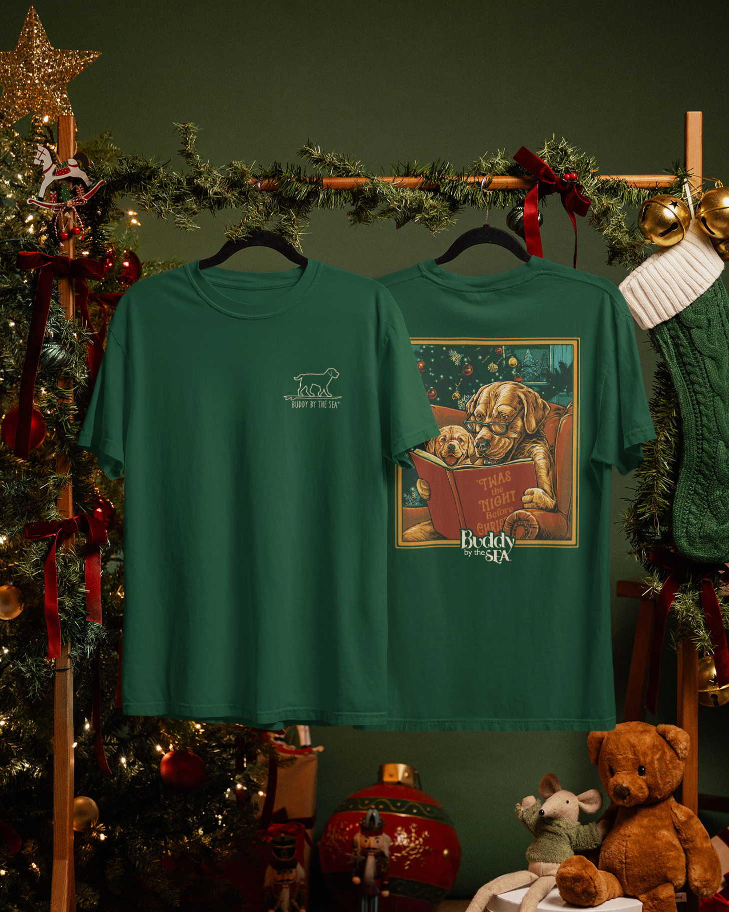 Night Before Christmas Short Sleeve