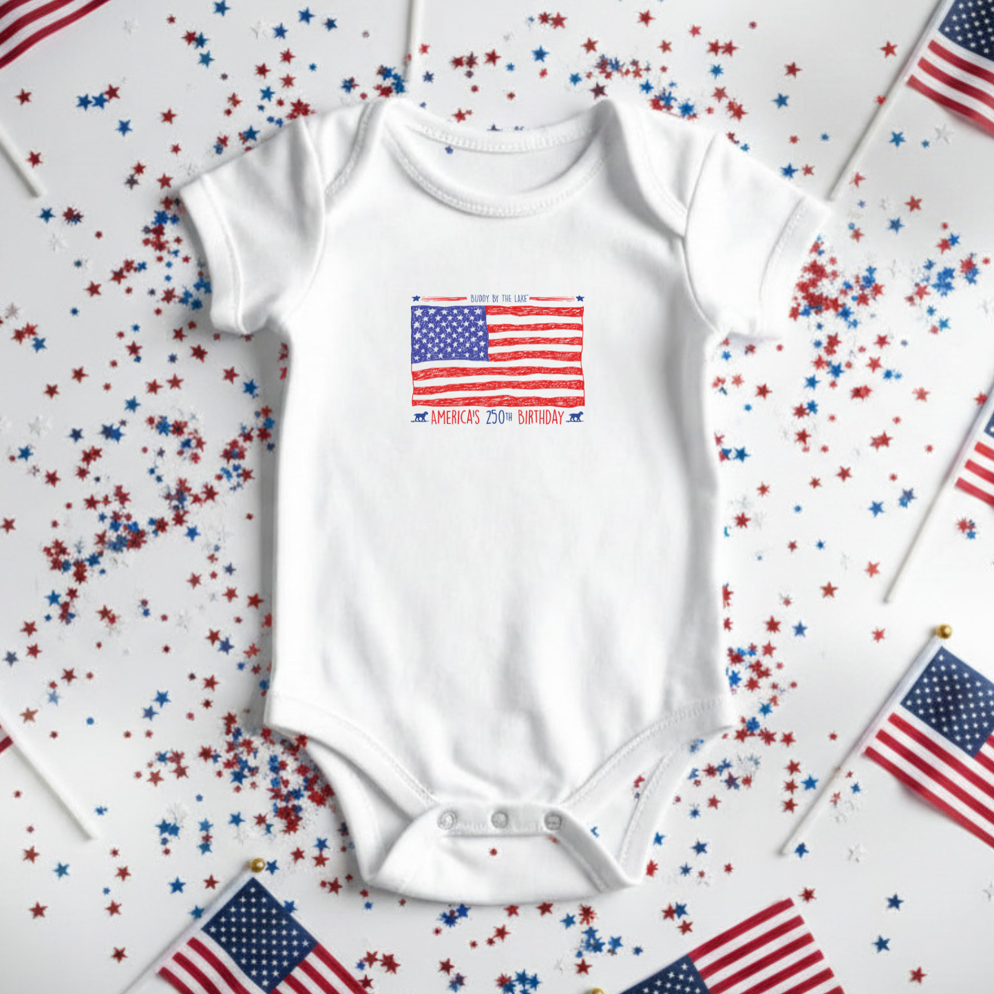 BBL America's 250th Birthday Onesie