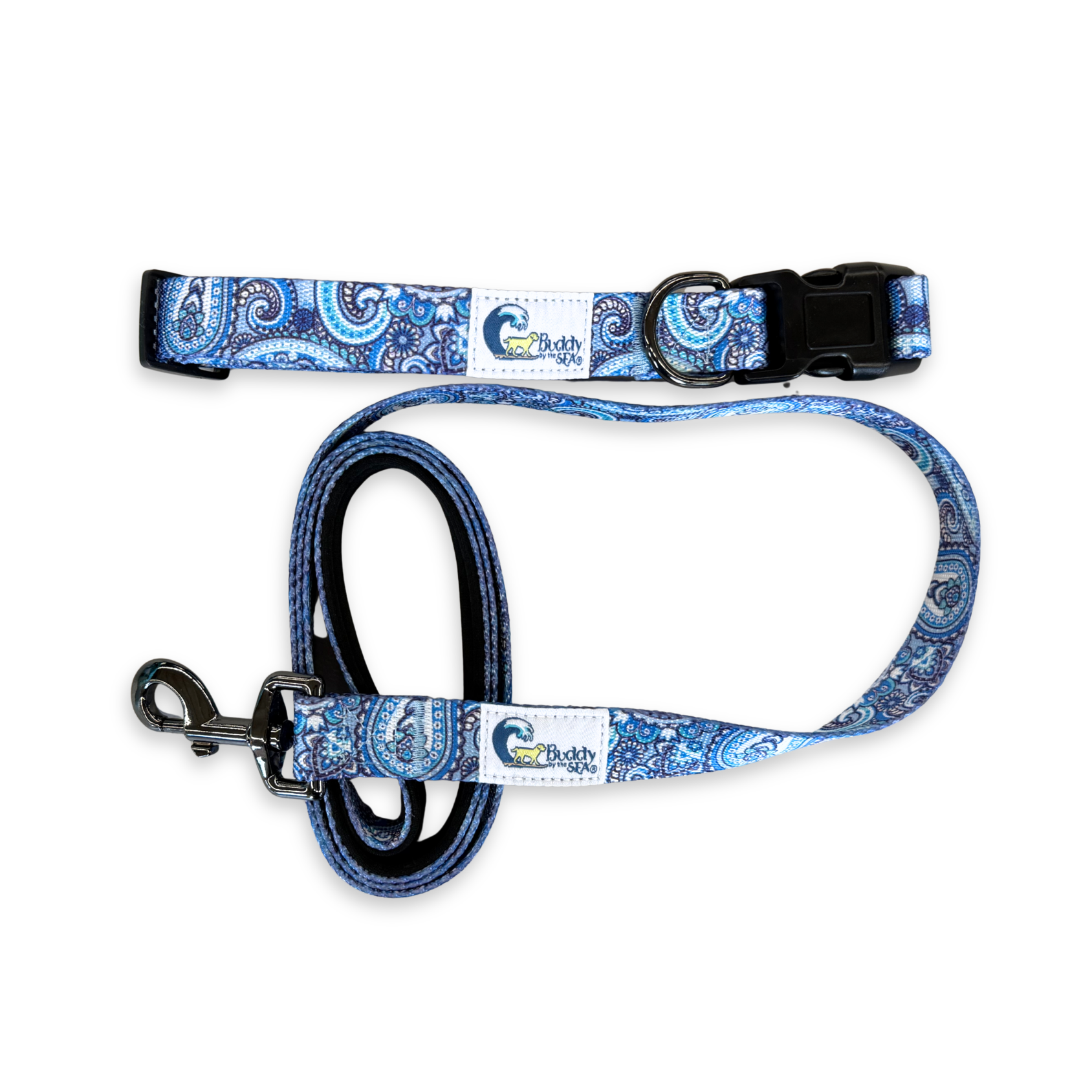 Paisley Dog Leash & Collar Set