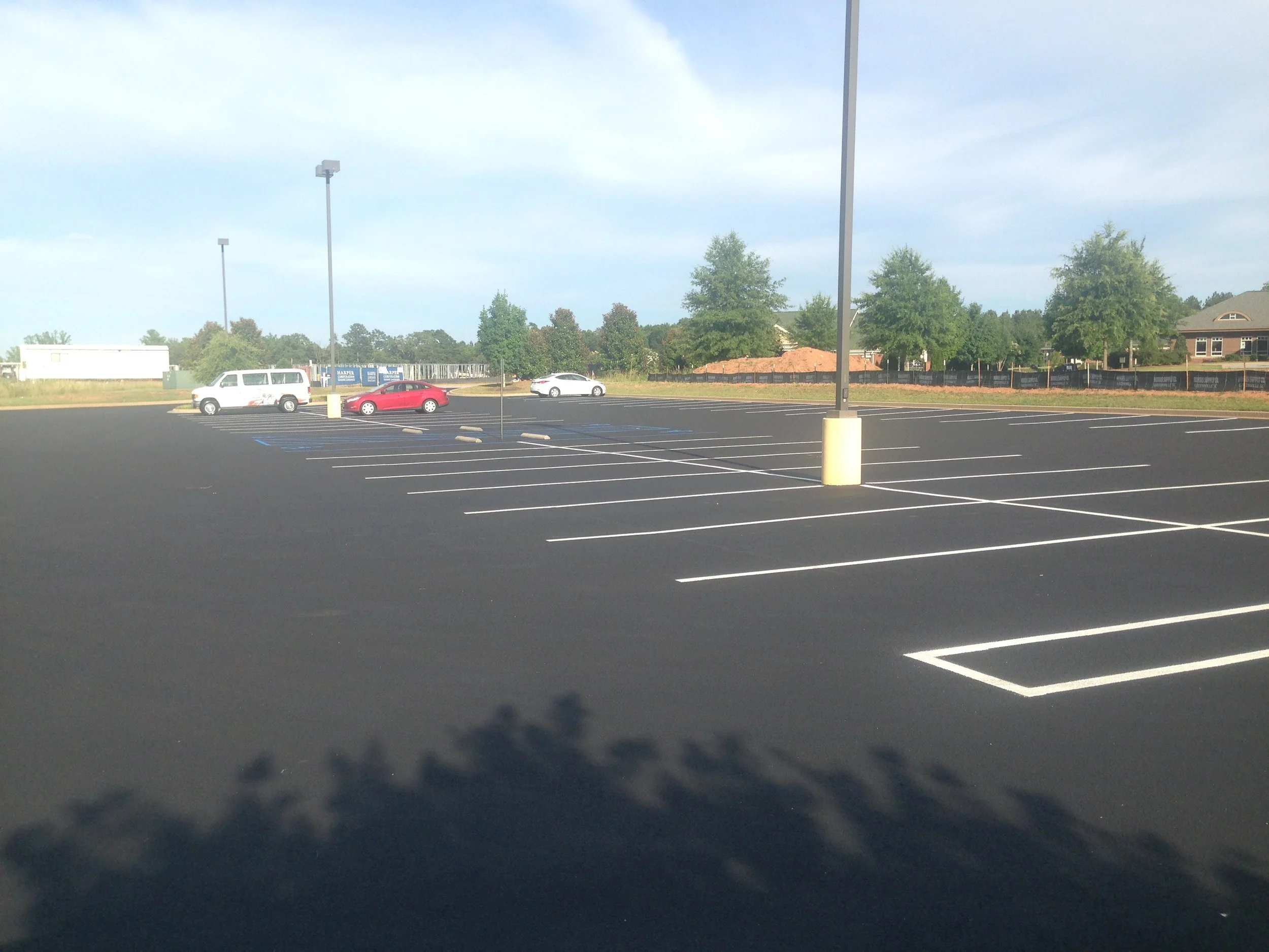 VA Clinic Spartanburg (AFTER crackseal and sealcoat)