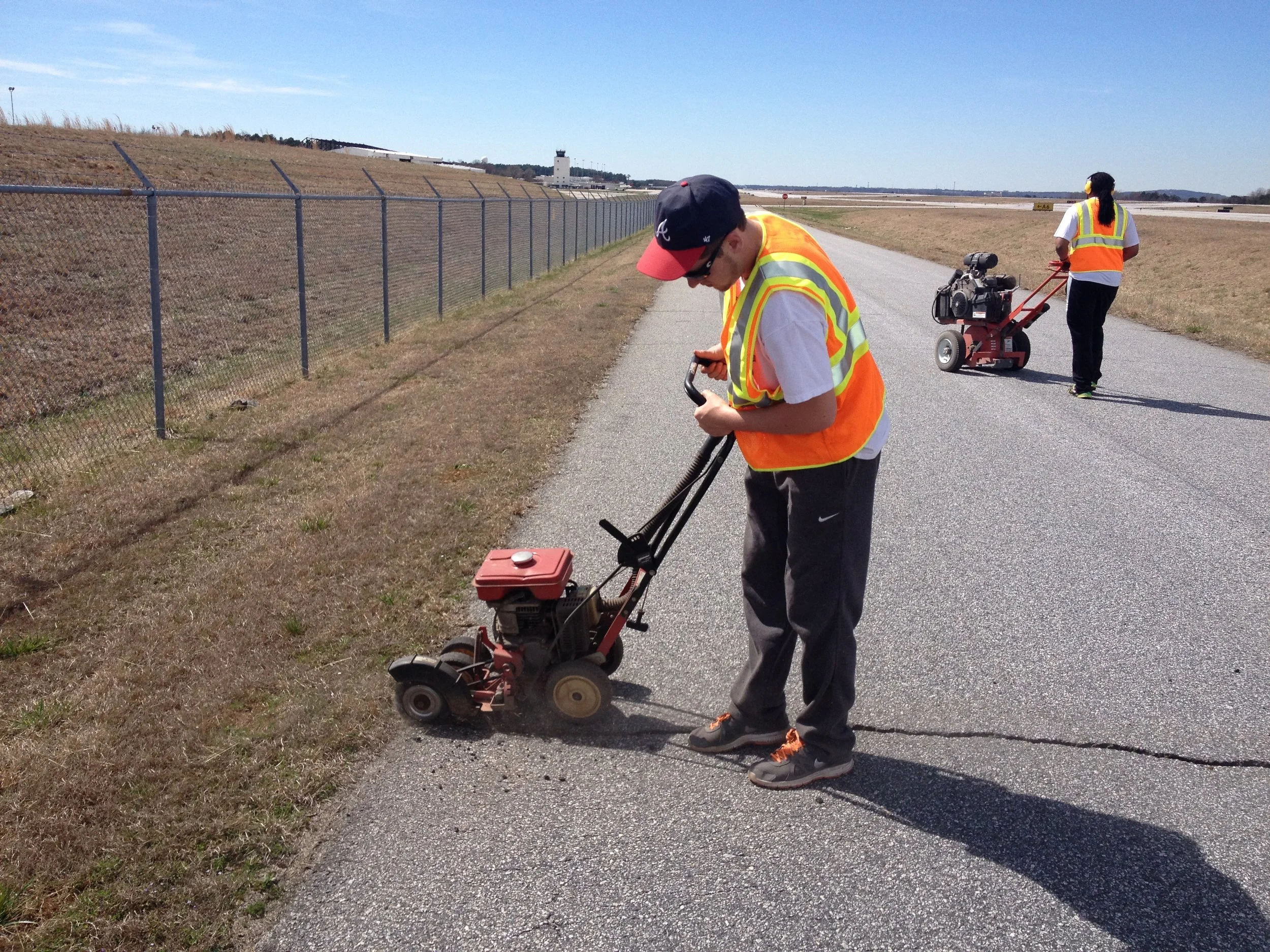 GSP Airport, crackseal, Greer