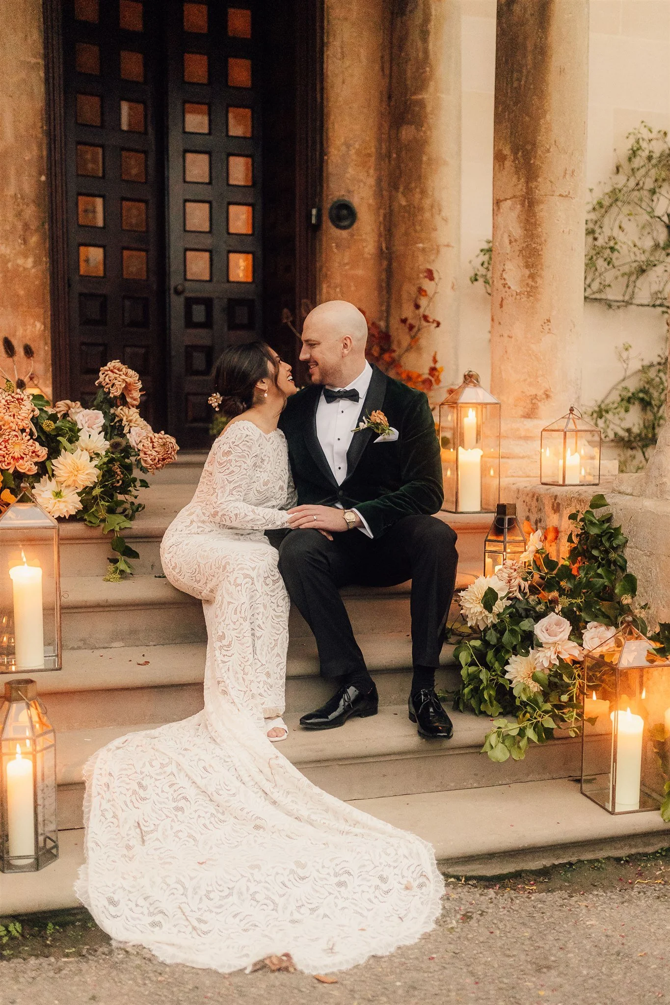 Elegant wedding portrait by Andy Matheson Photography