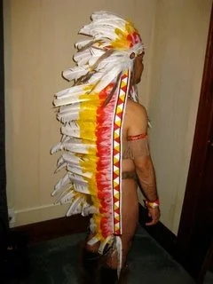 Indian Style Tri-Color Headdress 