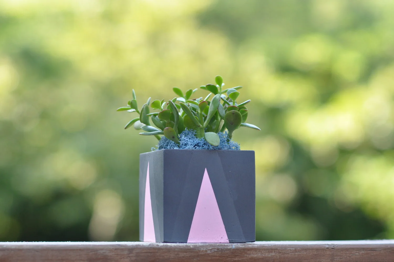 Square with triangle pattern