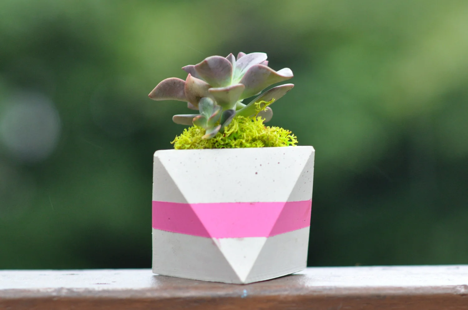 Triangle with horizontal stripes