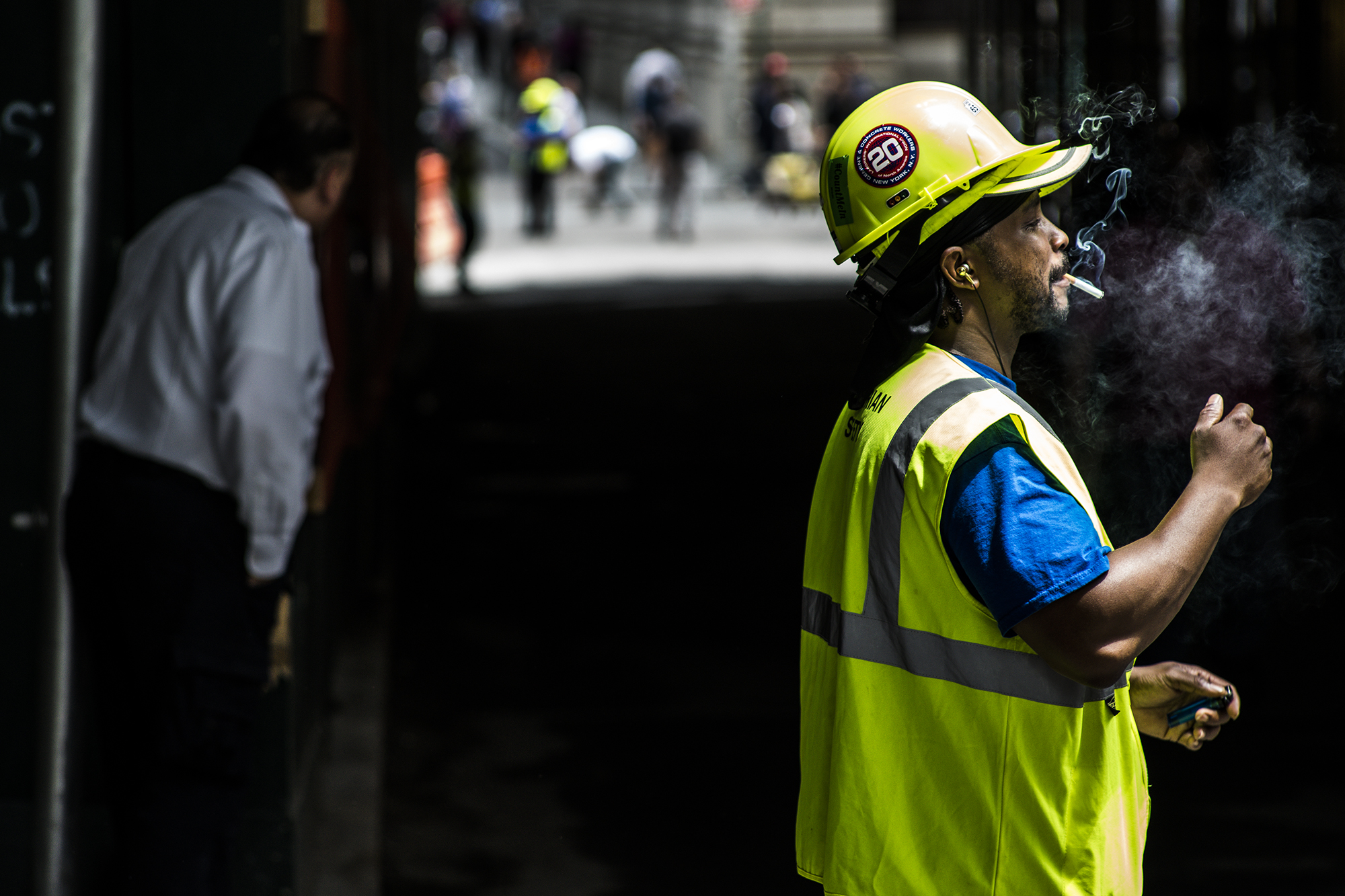 Smoking Construction Guard