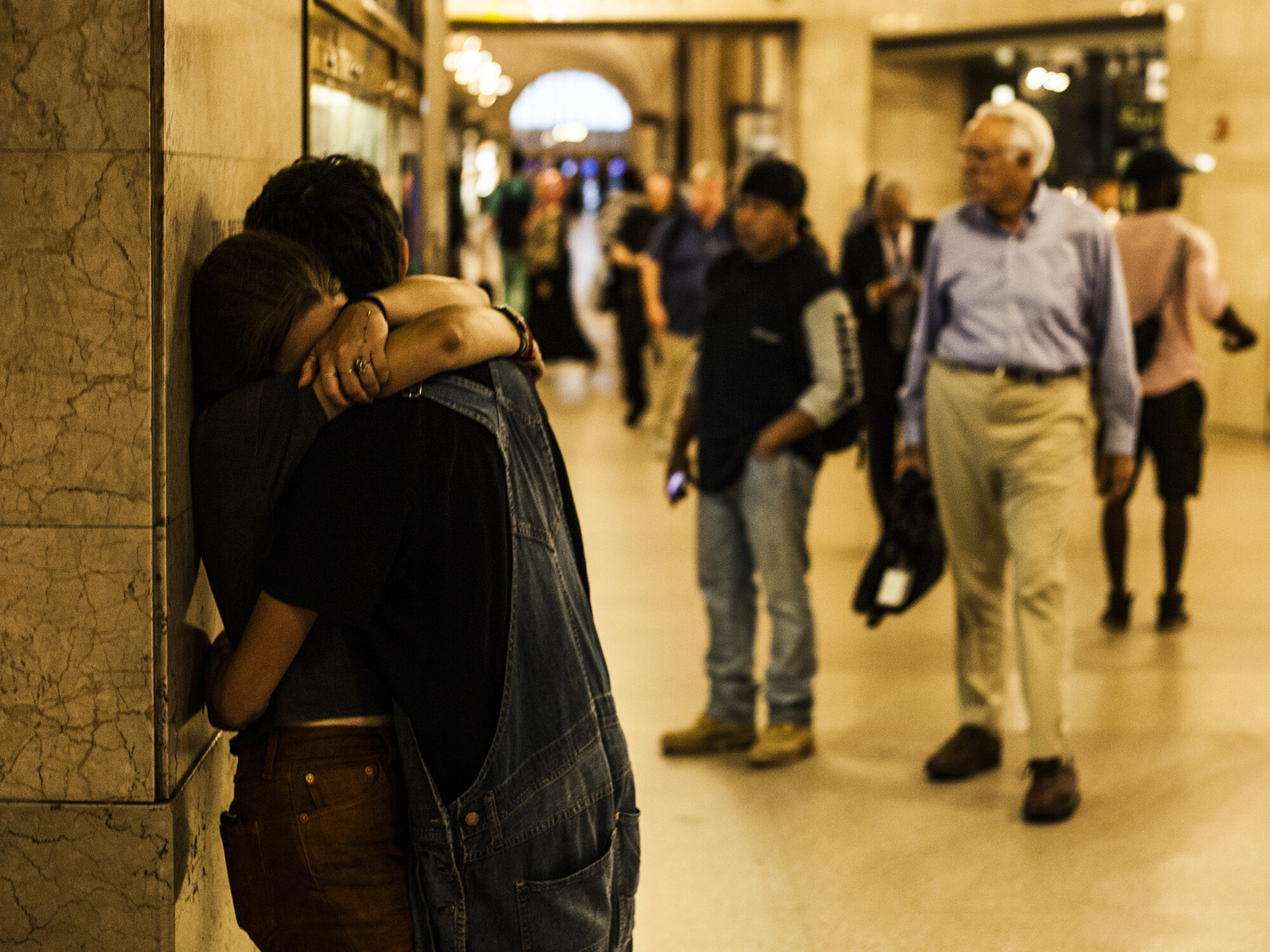 Grand Central Embrace