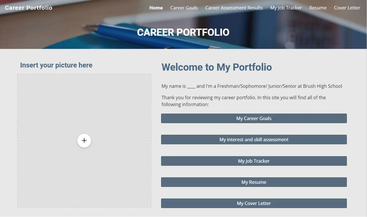 Career Portfolio Template