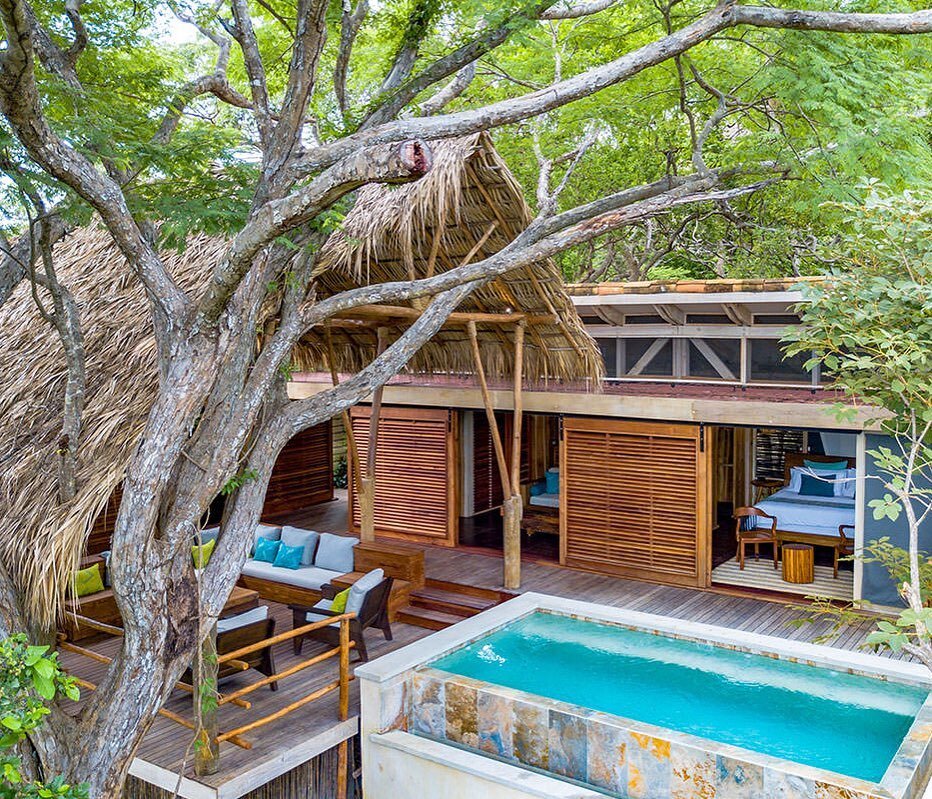 Busy travel month for us, we&rsquo;re off to Nicaragua on Friday for a stay at Morgan&rsquo;s Rock Eco Hotel 🌳 

Surrounded by tropical forest, secluded bungalows overlook a postcard-perfect beach.  With a big focus on agro tourism the bungalows are
