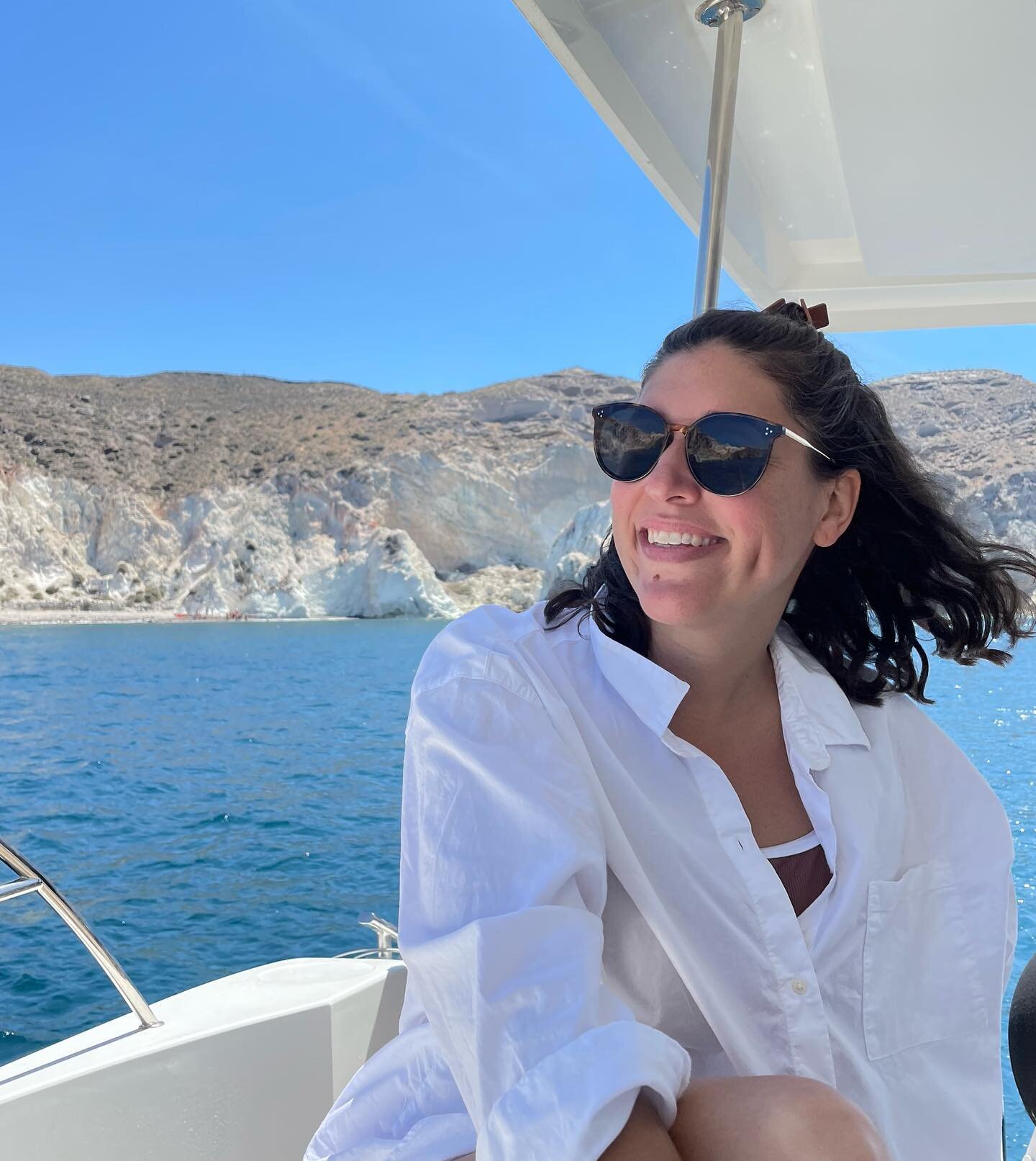 Well that went fast! Spending our final day in Santorini sailing the seas 🌊 

Did you miss all the details?  They&rsquo;ll be on story highlights soon so you can see the entire trip.  Check them all out to see where we&rsquo;ve been! ✈️ 
#santorinig