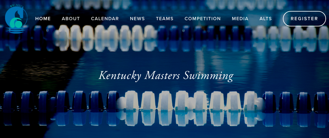 A screenshot of the updated KYLMSC.org homepage.