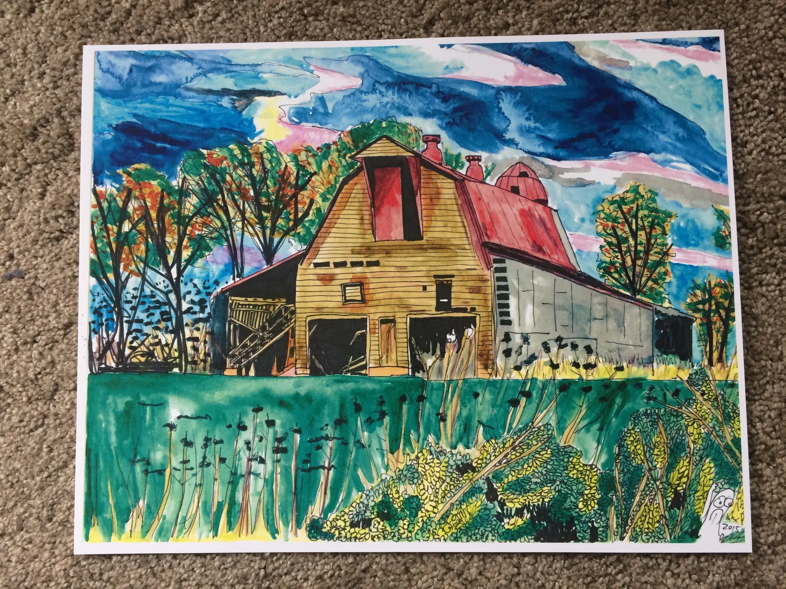 3rd Annual Holiday print (2015)