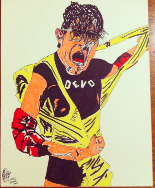 Mark Mothersbaugh/Hulkster mashup