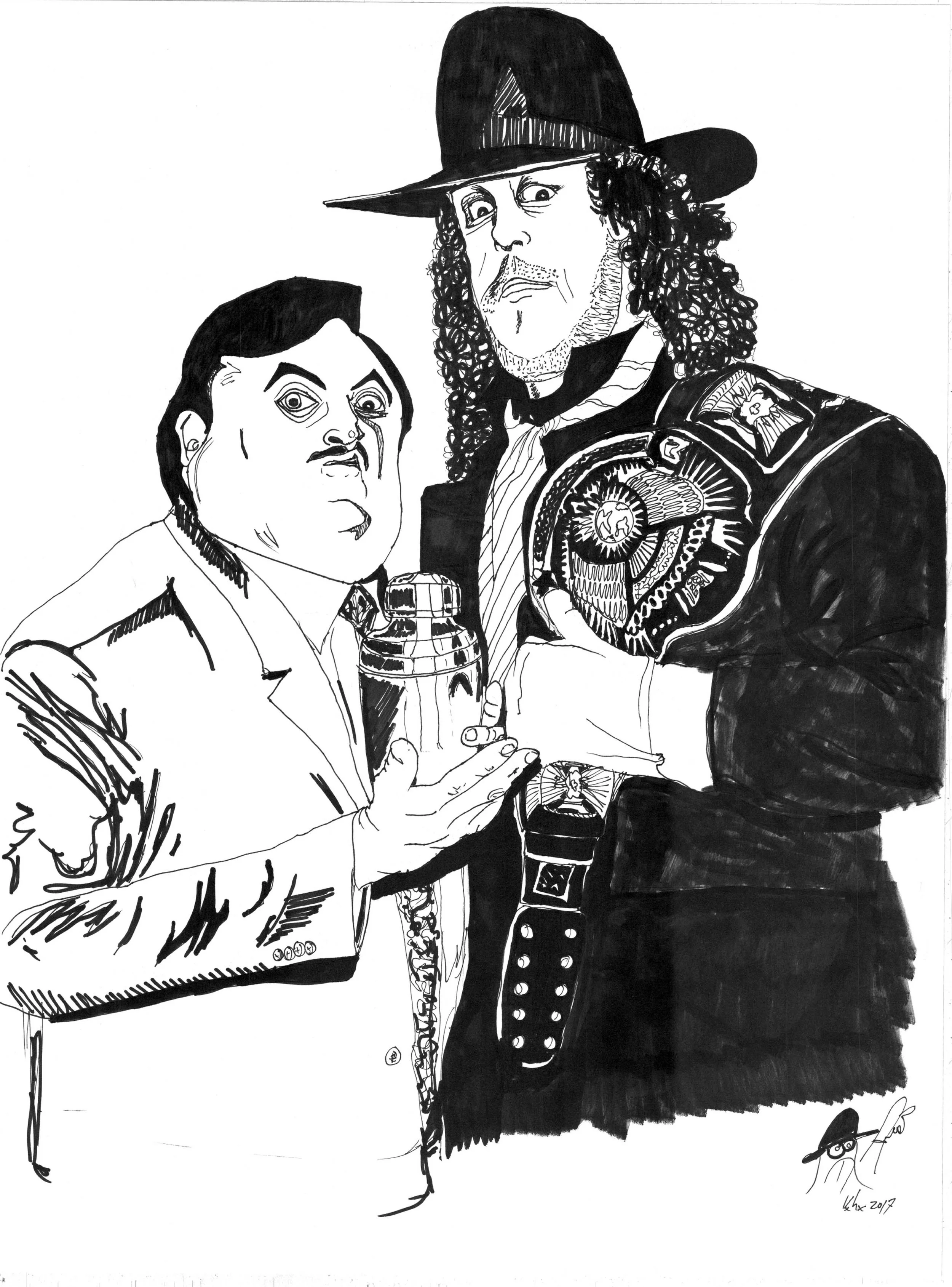 Undertaker/Paul Bearer print (NEW!)