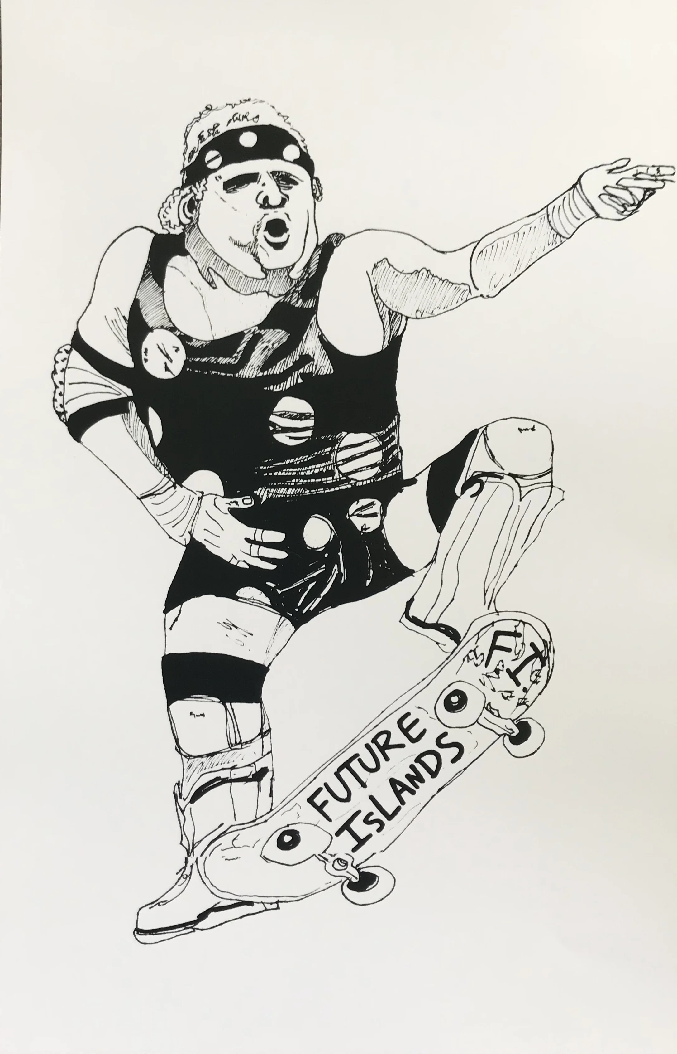 Dusty Rhodes/Future Islands print
