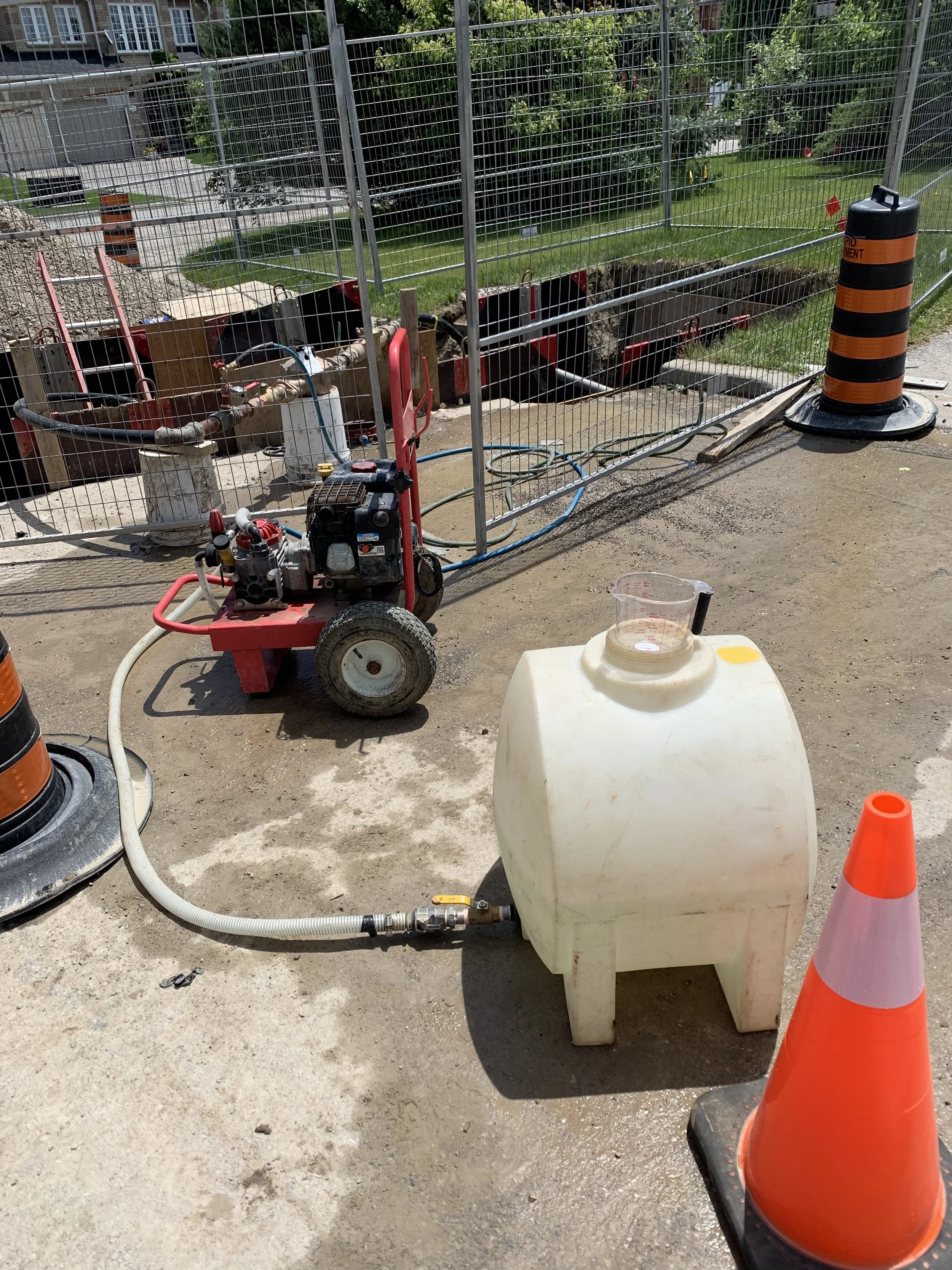 Milestone - Watermain Commissioning, Buddhist Temple, 2430 Teston Road