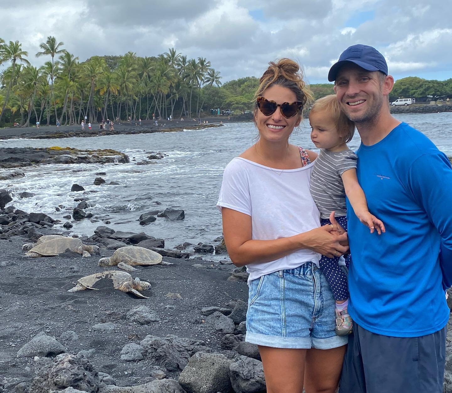 Pretty awesome day: Volcanoes National park, lava tubes, crazy landscapes and wild oceans, black sand beaches and Hawaiian green turtles. 

This mama needs a vacation to recover from my vacation.