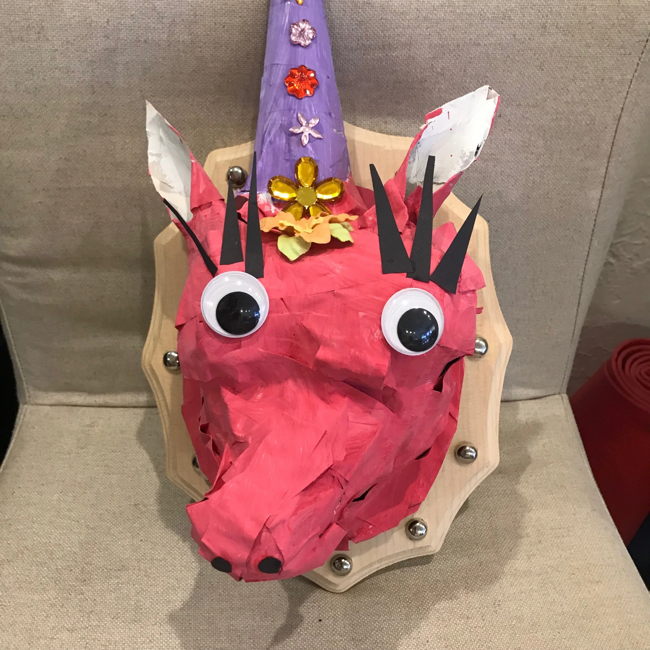Papier-Mache Unicorn