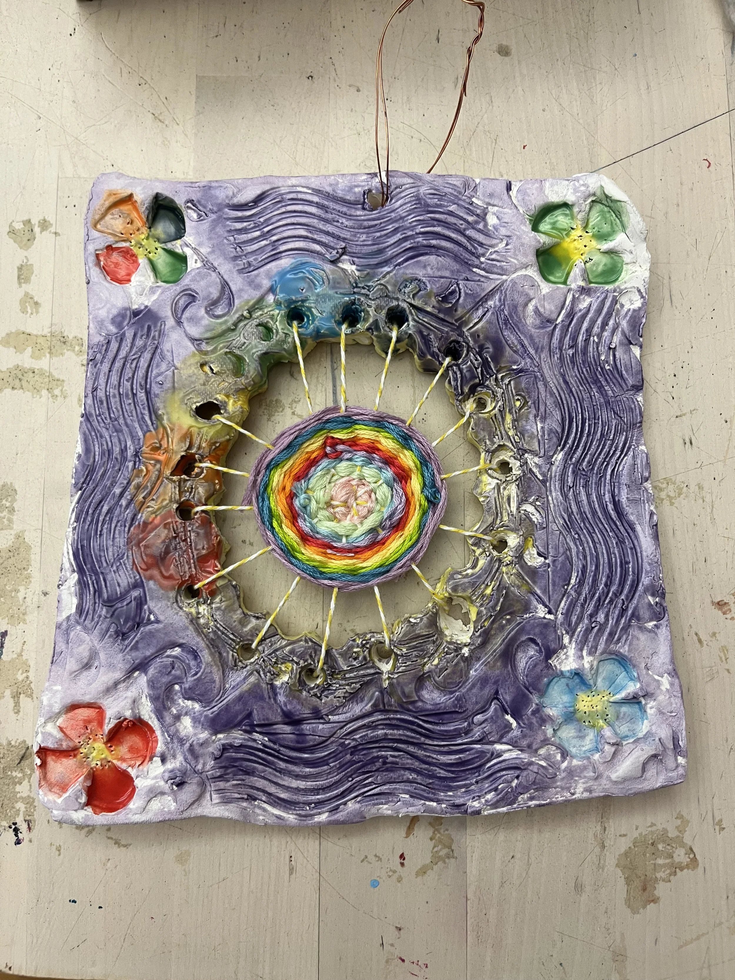 Sculpt a Clay Loom and Weave it