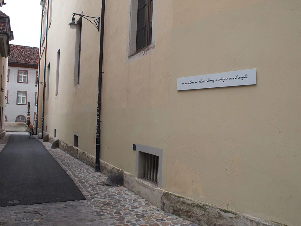 Alyson Shotz. Imaginary Sculptures, Basel Parcours