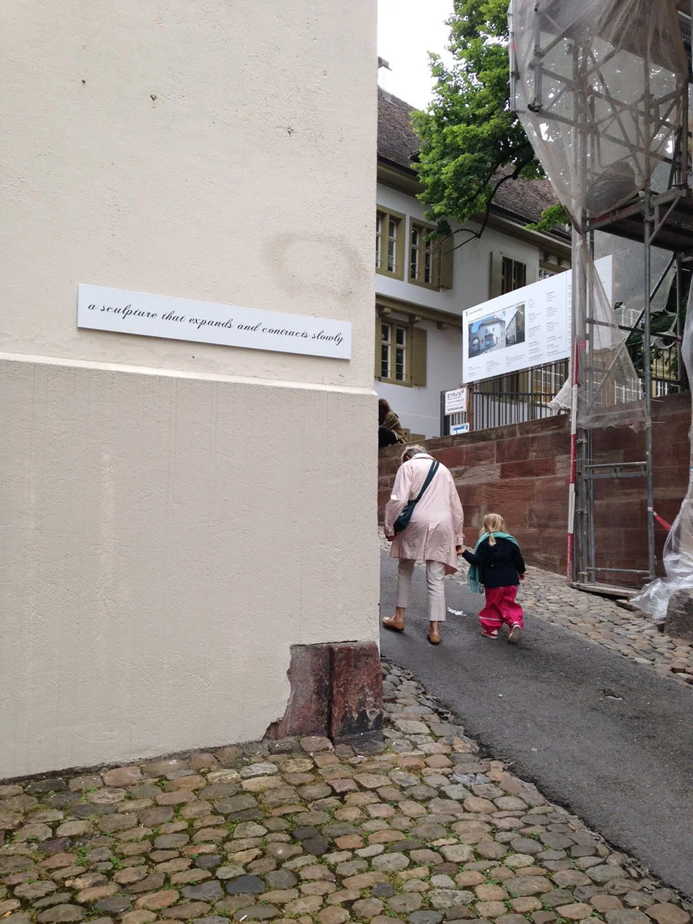 Alyson Shotz. Imaginary Sculptures, Basel Parcours