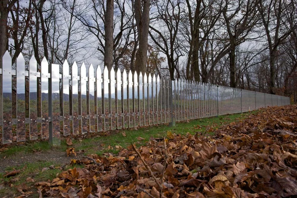 Alyson Shotz. Mirror Fence
