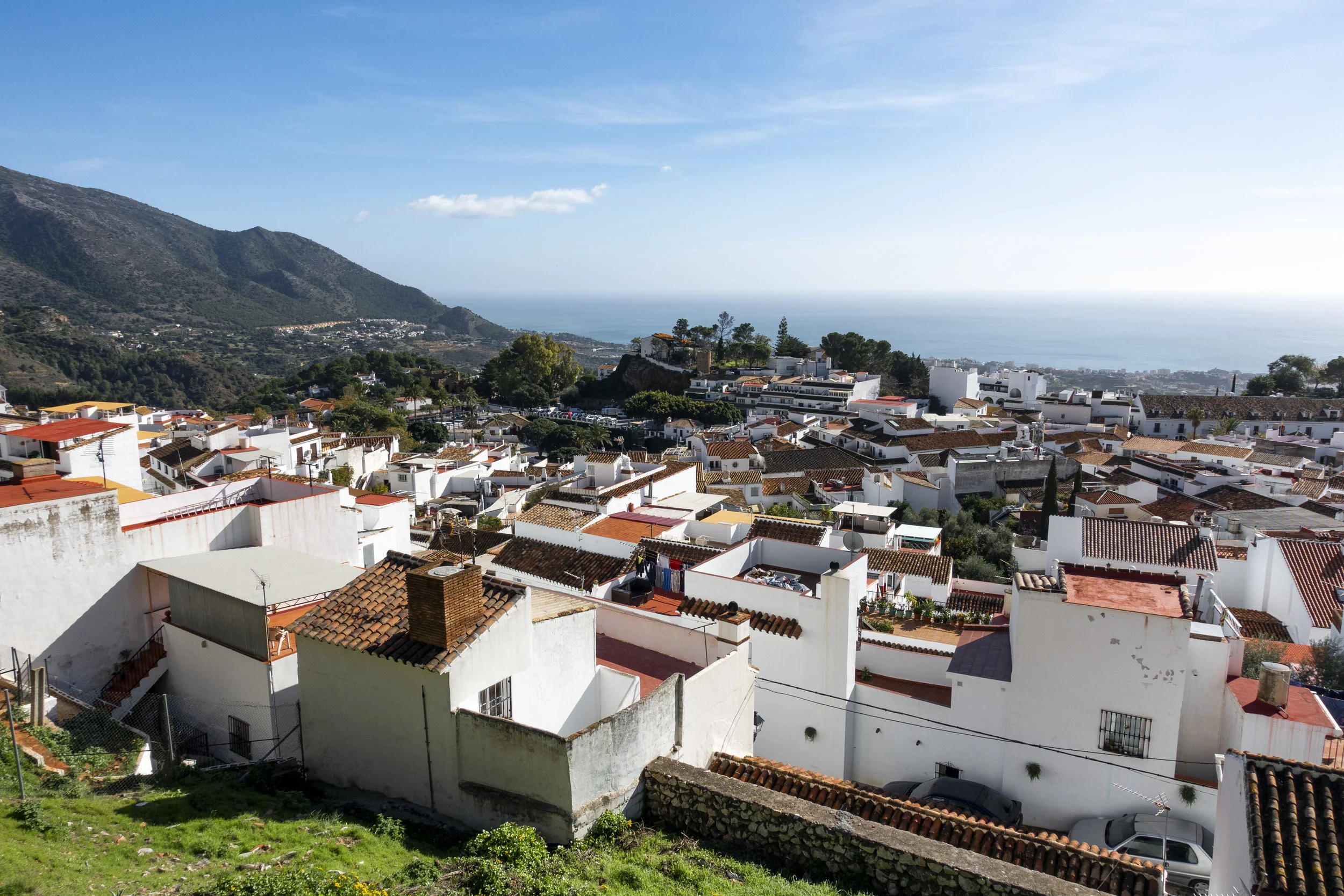 Uitzicht Mijas en de zee