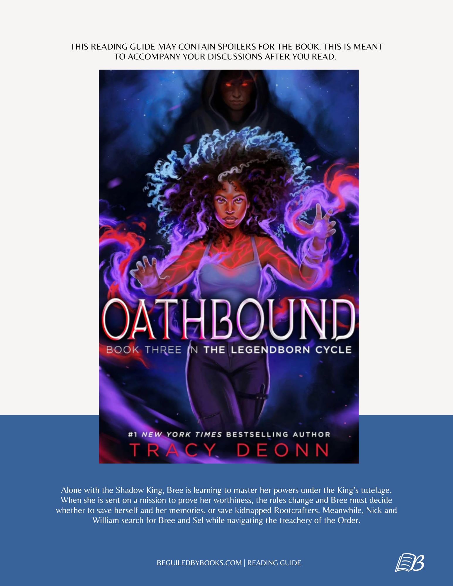 Oathbound (The Legendborn Cycle 3) Tracy Deonn Book Club Reading Guide.png