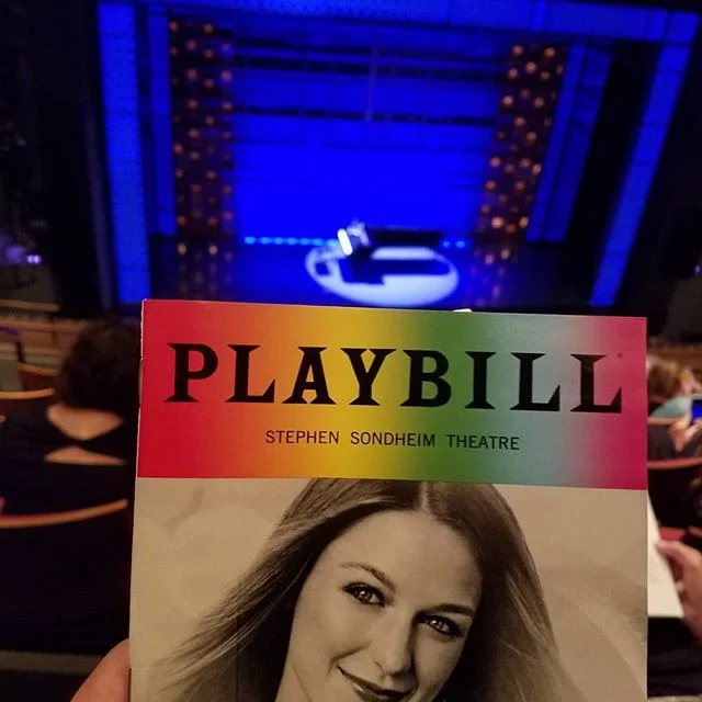 My first EVER pride playbill! 
Seeing this show for the first time, starring Supergirl, with this super girl!
@tarakellyforseth