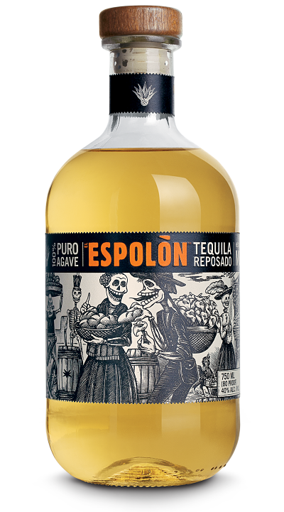 Espolòn Tequila Reposado, 100% Blue Weber Agave. Rested 6 months in new American oak barrels, it’s perfect for sharing.