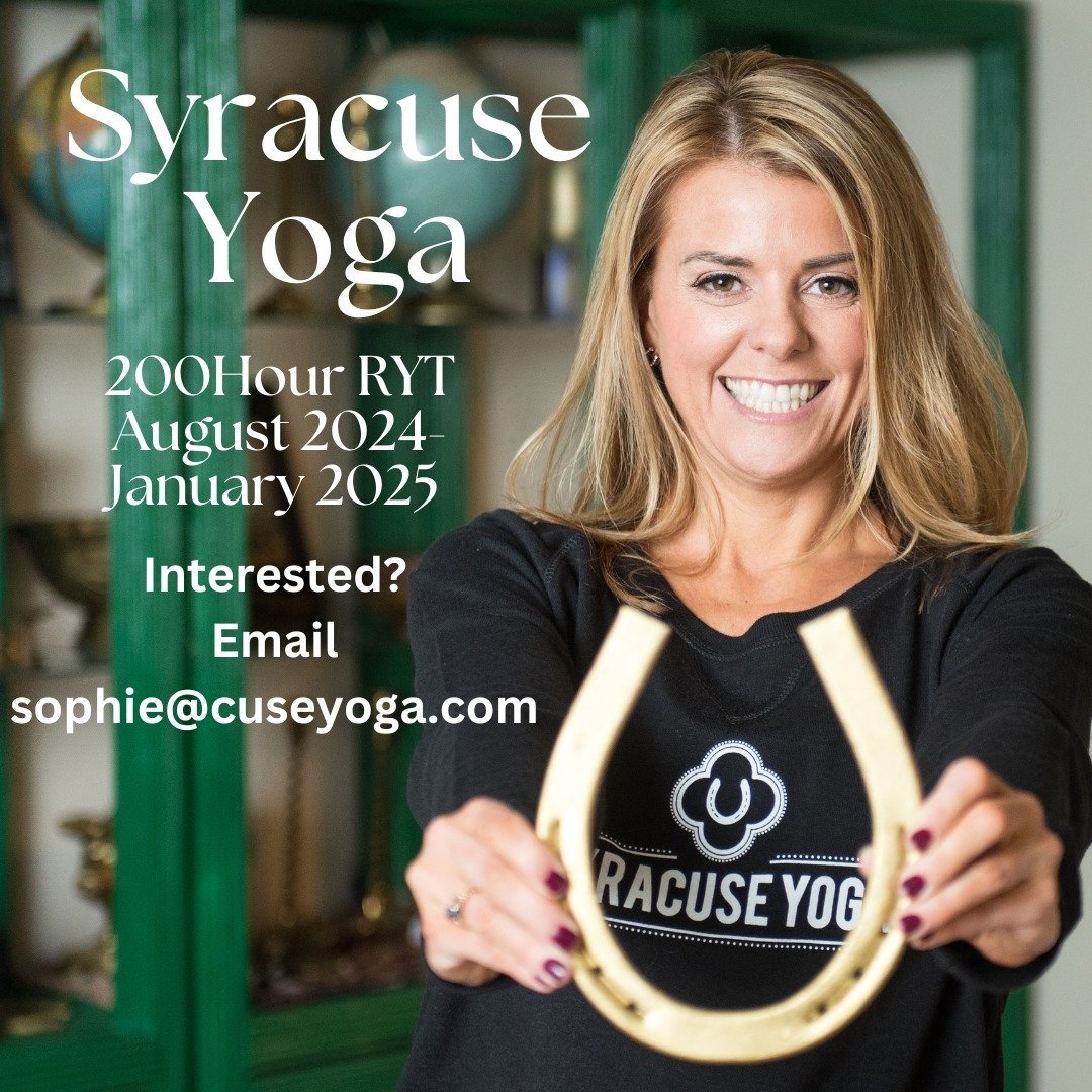 A local RYT 200 taught by local teachers? 

That's right. Experienced teachers you can learn with all week long. 

Yoga Alliance certified RYT 200 with Syracuse Yoga. 

Interested in becoming a Yoga teacher or deepening your practice? 

Message sophi