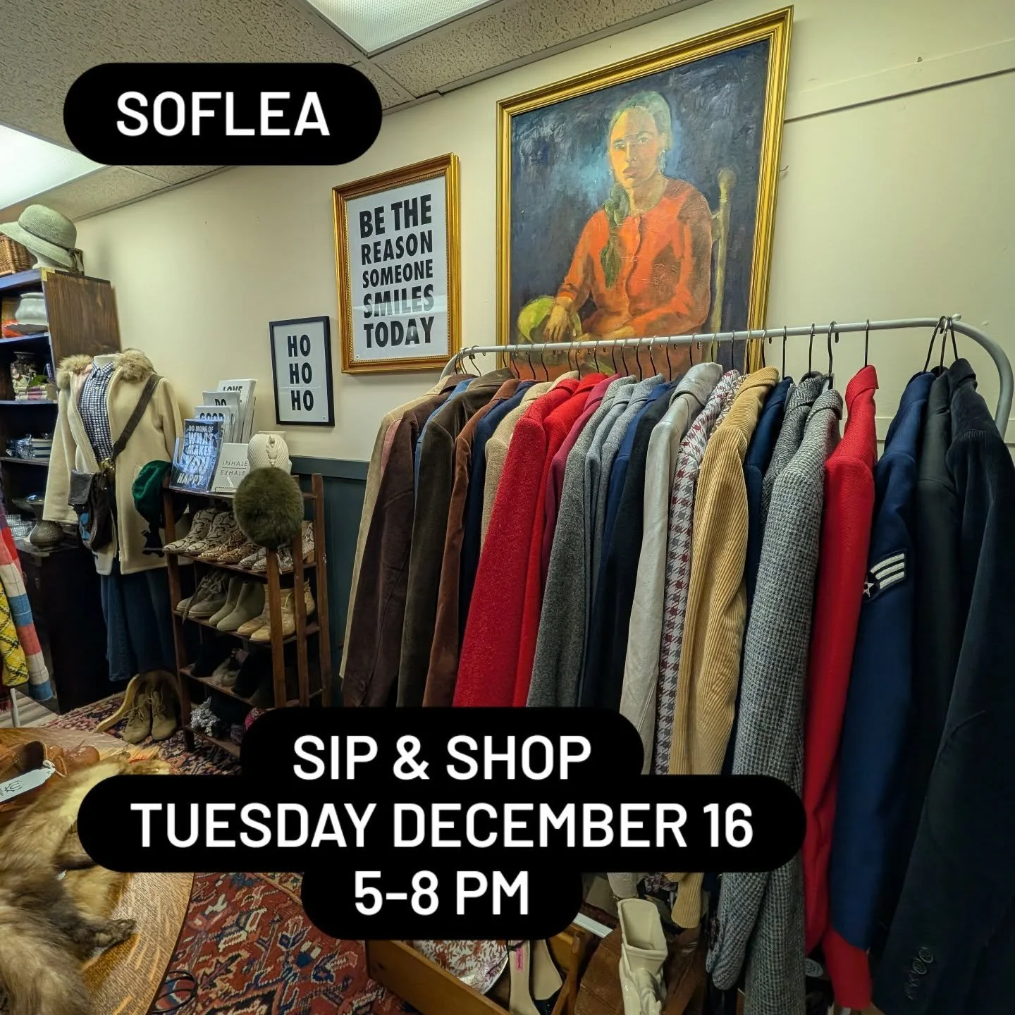 It was so successful last week that we decided to do another one! 

Come sip some champagne and shop for vintage treasures at Syracuse Yoga! 

There are still a ton of fantastic treasures to be had, and new merchandise shows up almost everyday! 

Do 