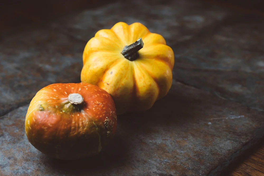 Roasted Acorn Squash with Pepita Brown Butter