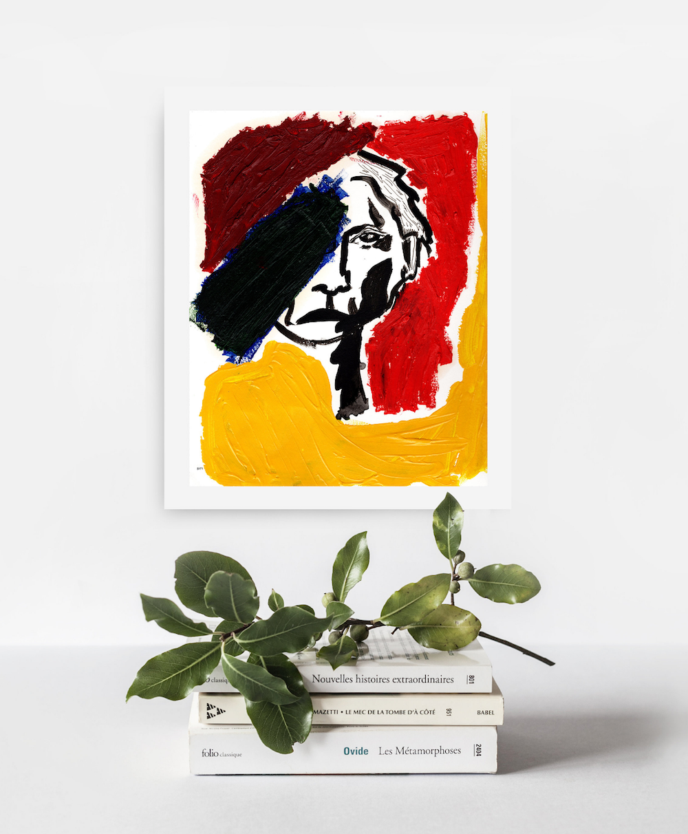 Abstract portrait by Agave Rose Design