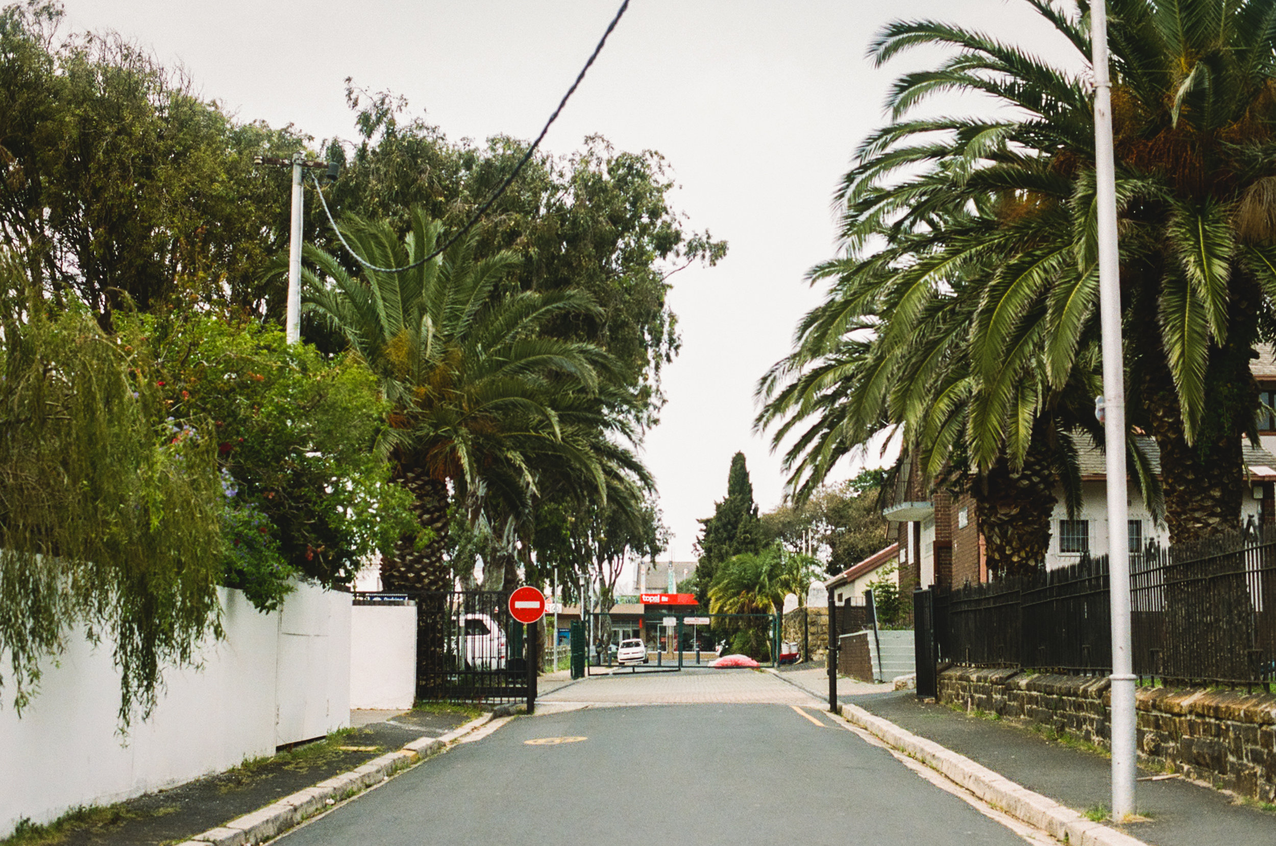 In the 13 years that Celine has lived in Observatory, she has mainly slept in the park at the end of this road. "The night life in Obs... is very hustle-y. It's very tough to ask for something to eat... it's very tough."